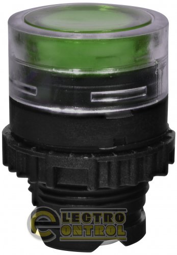 Кнопка-модуль углубленная ETI NSE-PBFI-G зеленая с подсветкой