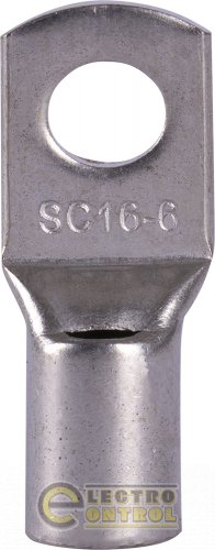 Мідний луджений кабельний наконечник Enext e.end.stand.c.16 D6.2