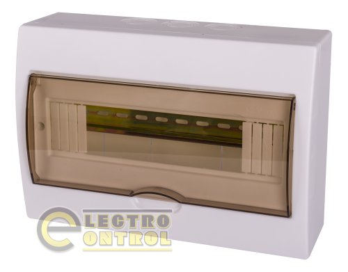 Щит Enext пластиковий 12-модульний e.plbox.stand.n.12k навісний