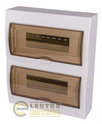 Щит Enext пластиковий 24-модульний e.plbox.stand.n.24k навісний