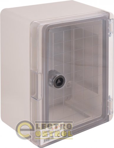 Щит Enext ударопрочный с АБС-пластика e.plbox.180.240.130.tr 180х240х130мм IP65 с прозрачной дверцей