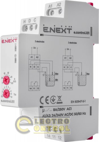 Реле контроля уровня жидкости Enext e.control.l01