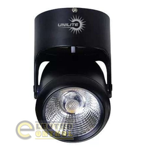 Светодиодный накладной светильник UNILITE 15W 4000K 1600lm 220V чёрный