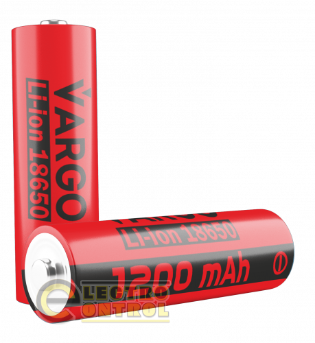 Аккумулятор VARGO Li-ion 18650 3.7V 1200mAh 111879