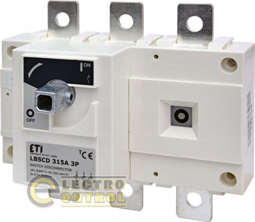 Выключатель нагрузки ETI LBSCD 3P 315 "1-0" 315А