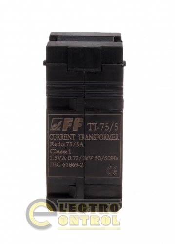 Трансформатор струму F&F TI-75-5 75/5