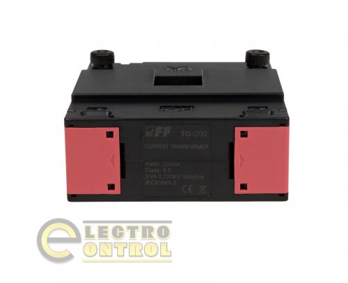 Трансформатор струму F&F TO-200-5 з розбірним сердечником 200/5
