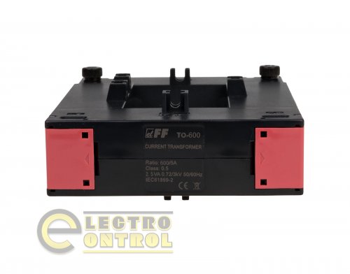 Трансформатор тока F&F TO-600-5 с разборным сердечником 600/5