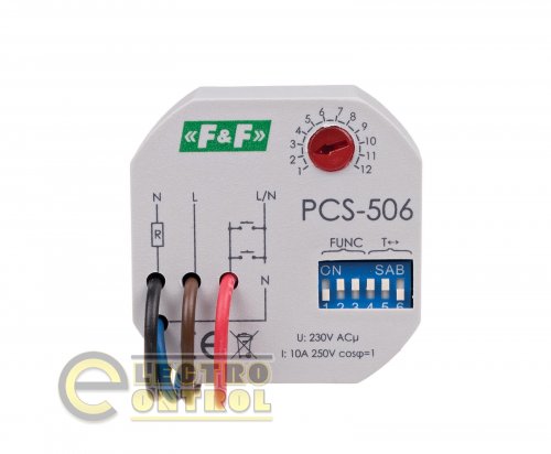 Реле времени PCS-506 8 функций с управляющим входом