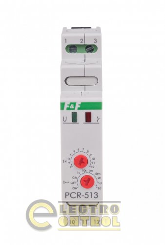 Реле часу PCR-513UNI затримка включення