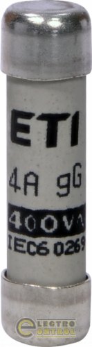 Предохранитель ETI CH8x32 gG 4A 400V 2651003