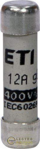 Запобіжник ETI CH8x32 gG 12A 400V 2651007