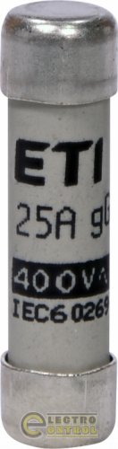 Предохранитель ETI CH8x32 gG 25A 400V 2651010