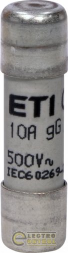 Запобіжник ETI CH10x38 gG 10A 500V 2651017