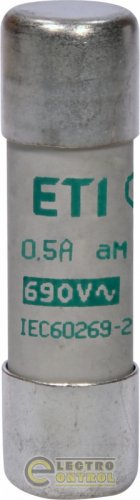 Запобіжник ETI CH14x51 aM 0,5A 690V 2652022