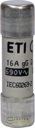 Запобіжник ETI CH14x51 gG 16A 690V 2651030