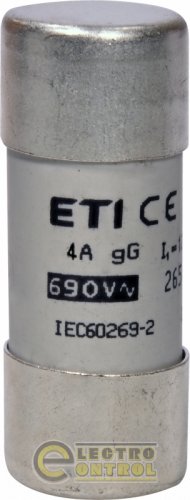 Предохранитель ETI CH22x58 gG 4A 690V 2651037