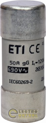Запобіжник ETI CH22x58 gG 12A 690V 2651041