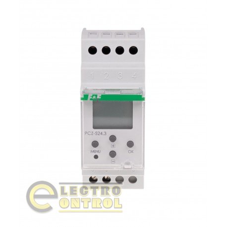 Таймер программируемый F&F PCZ-524.3 астрономический одноканальный NFC