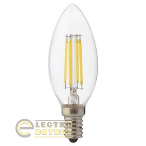 Світлодіодна лампа Horoz FILAMENT CANDLE-6 6W 2700K 001-013-0006-010