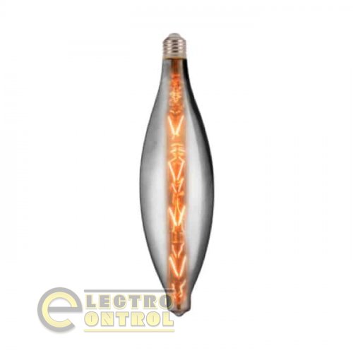 Светодиодная лампа Horoz Filament ELLIPTIC 8W Е27 Титан 001-054-0008-020