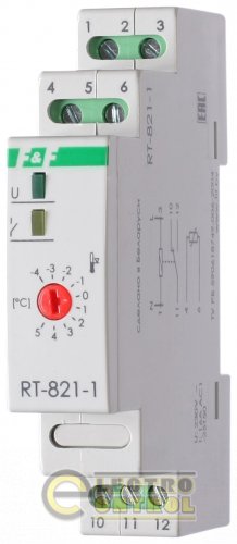 Регулятор температури F&F RT-821-1 від -4 до +5 220В 16А