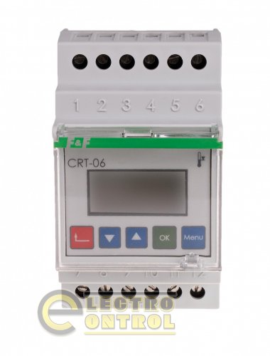 Регулятор температуры F&F CRT-06 двухканальный от -100°С до +400°С