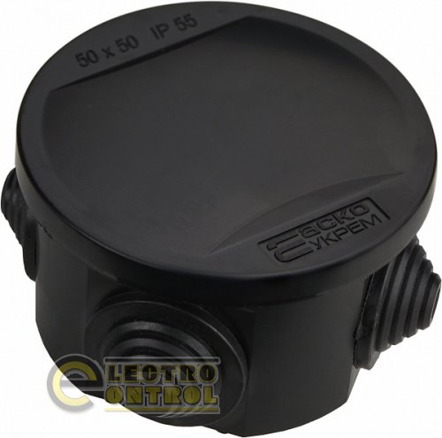 Розподільча коробка АСКО серії UAtmo Jet Black 50х50 (25шт)