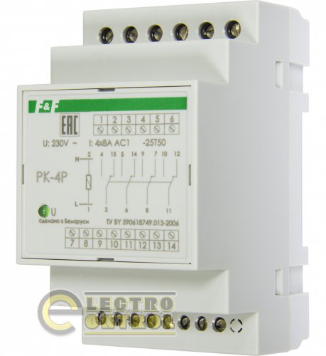 Электромагнитное реле F&F PK-4P
