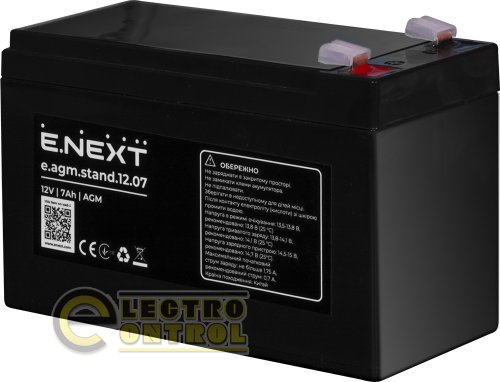 Аккумуляторная батарея Enext e.agm.stand.12.07 12V 7Ah AGM s072001