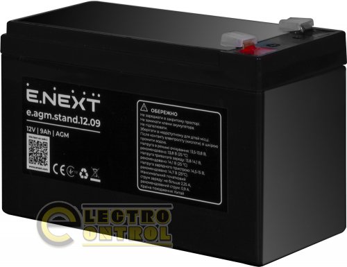 Аккумуляторная батарея Enext e.agm.stand.12.09 12V 9Ah AGM s072002
