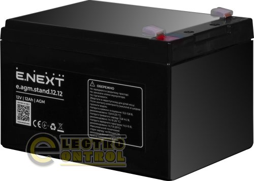 Акумуляторна батарея Enext e.agm.stand.12.12 12V 12Ah AGM s072003