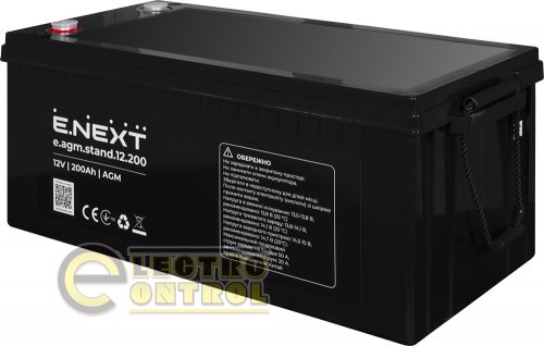 Аккумуляторная батарея Enext e.agm.stand.12.200 12V 200Ah AGM s072012