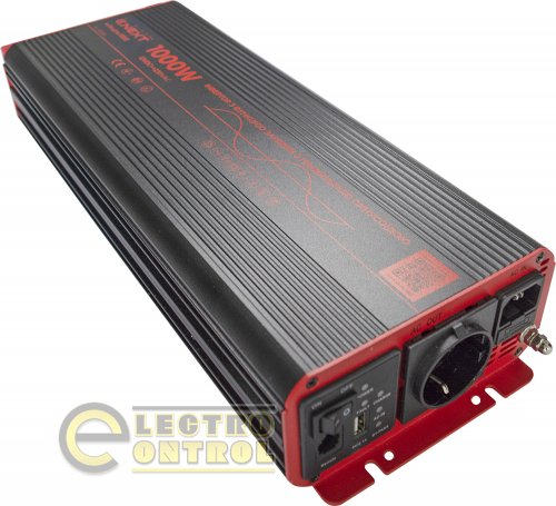 Инвертор с функцией зарядки e.inv.pro.1000 12/220В 1000Вт чистый синус s073002