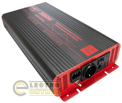 Інвертор з функцією зарядки e.inv.pro.2000 12/220В 2000Вт чистий синус s073003