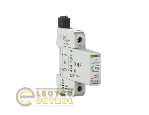 Обмежувач перенапруги ETI ETITEC SM T12 300/12.5 1+0 1p TNC RC 2440541