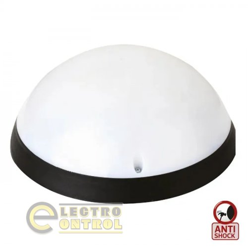 Светильник пластиковый Aqua Опал Полная Луна LED 20W чёрный 400-325-115