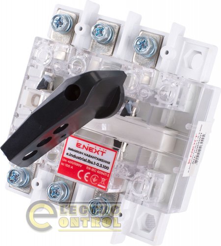 Выключатель нагрузки Enext i089001 e.industrial.lbs.1-0.3.100 3P 100А
