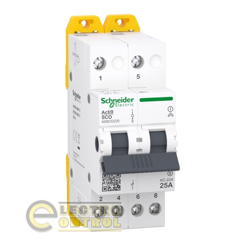 Переключатель 3-х позиционный Schneider-Electric A9SCO225 iSSW Acti9 2P 25A 400/415В
