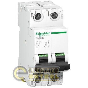 Автоматичний вимикач Schneider-Electric A9N61529 Acti9 C60H-DC 500В 13А 2Р С DC