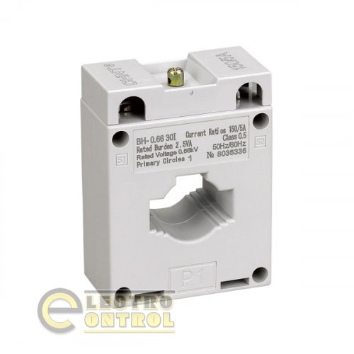 Трансформатор струму CHINT 364932 BH-0.66 30 I 300/5A 0,5 IEC Трансформатор струму CHINT 364932 BH-0.66 30 I 300/5A 0,5 IEC