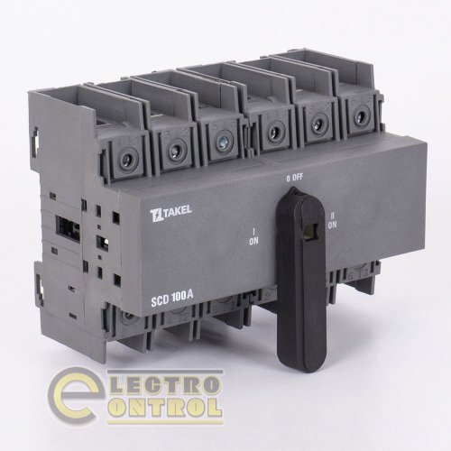 Переключатель нагрузки трехпозиционный Takel 510305 SCD 6P 100A