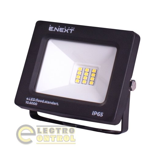Прожектор Enext l0790001 світлодіодний e.LED.flood.stand.10.6000 10Вт 6000К