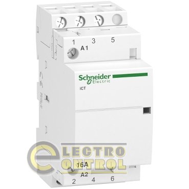 Модульний контактор iCT Schneider-Electric A9C22813 16A 3NO 220/240В