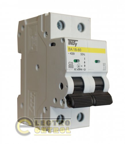 Автоматический выключатель TNSy ВА18-60 TNSy5504735 2Р 25А 6кА C