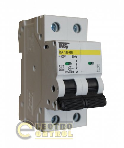 Автоматический выключатель TNSy ВА18-60 TNSy5504736 2Р 32А 6кА C