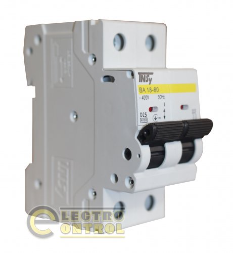 Автоматический выключатель TNSy ВА18-60 TNSy5504793 2Р 25А 6кА D
