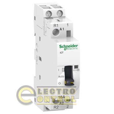 Модульный контактор iCT Schneider-Electric A9C23715 16A 1NO 1NC 230/240В с ручным управлением