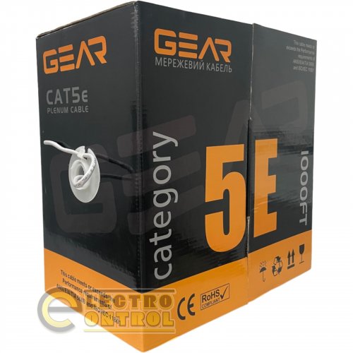 Мережевий кабель вита пара GEAR GEC–FTPCCA051305 CAT.5E FTP-CCA-4Px2x0.51