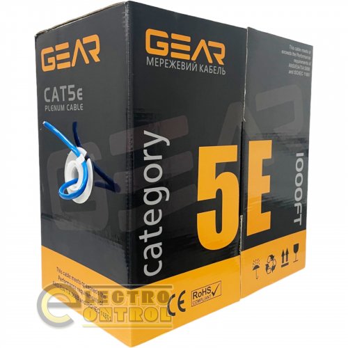 Мережевий кабель вита пара GEAR GEC–FTPCU051305 САТ.5E FTP-COPPER-4Px2x0.51